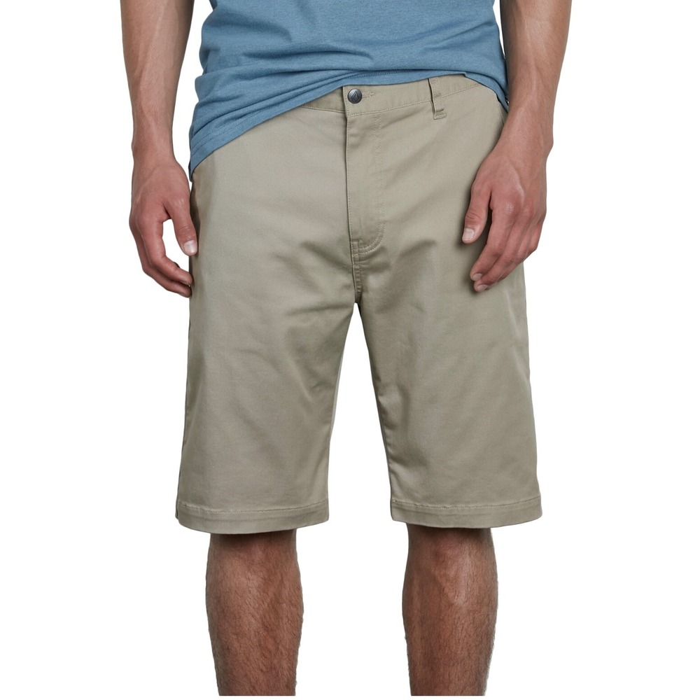 NWT! Volcom Men's Vmonty 22" Stretch Chino‎ Short Size 28